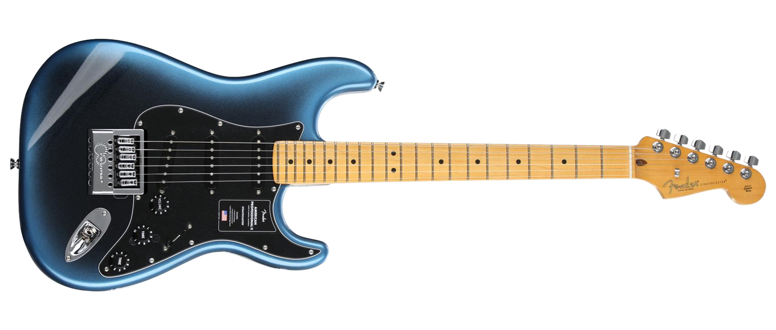 Fender American Professional II Stratocaster • Dark Night w/ Maple (SSS ...