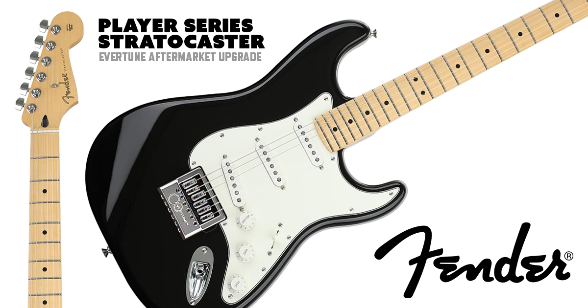 Fender Player Series Stratocaster • Black (SSS) • EverTune 