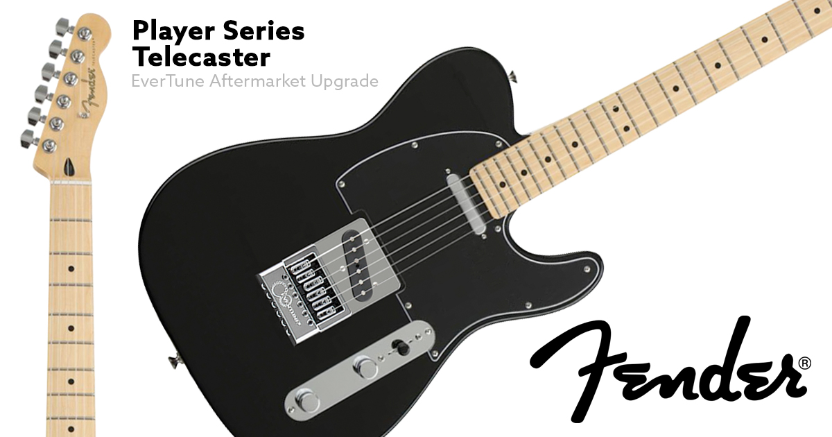Fender Player Series Telecaster • Black (SS) • EverTune 