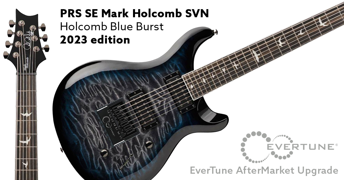 PRS SE Mark Holcomb SVN (2023 Edition) • Holcomb Blue Burst 